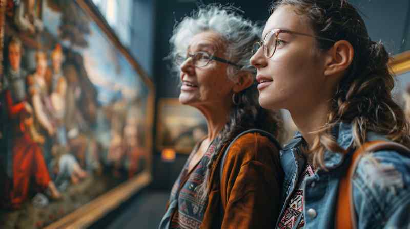 Photorealistic Portrait Parent Child Spending Time Together