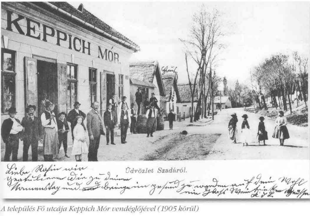Keppich Mór vendéglője (1905 körül)