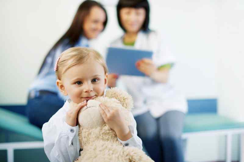 Cute Little Girl Doctors Office